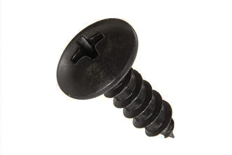 Coarse Thread Phillips /Combo Drive Mushroom Truss Head Black Phosphated Zinc Plated Wood Screws/Cabinet Furniture Screws