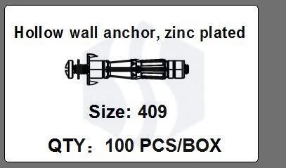 Hollow Wall Anchor with Open Hook Head C Hook Screw Metal Hollow Wall Anchors