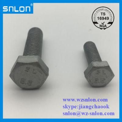 High Strength Dacromet Coated Hex Head Bolts for Wind Power