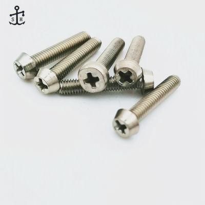 Uni 7687 Phillips Raised Cheese Head M1.6-M10 Machine Sc (Filister) Head Screws-ISO Metric Coarse Thread Made in China