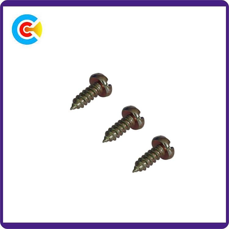 Carbon Steel 4.4/8.8/10.9 Phillips/Cross Pan Head Galvanized Fastener Self-Drilling Screws