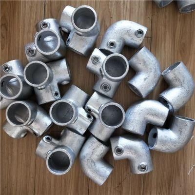 Galvanized Malleable Iron 3 Way 90 Elbow Tube Kee Fitting