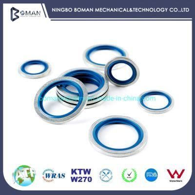 3/4 Inch Size NBR Bonded Seal FPM Rubber Bonded Seals