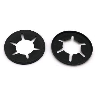 Spring Steel Push on to The Shaft Internal Tooth Spring Washer Quick Lock Fixing Washer Spring Serrated Tooth Stainless Steel Star Lock Washer