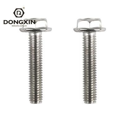 Factory Customized Black Hot Galvanizing Carbon Steel Hexagon Bolt Screw with Flange