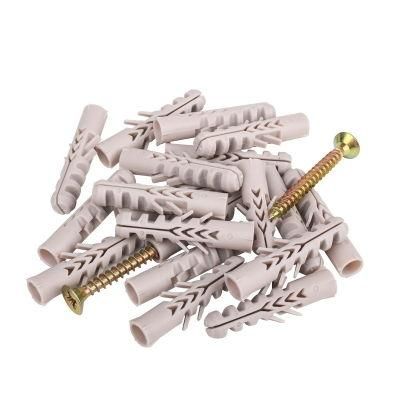 Plastic Nylon Wall Plug Anchor with Screw for Plasterboard Drywall Anchors and Screws Kit