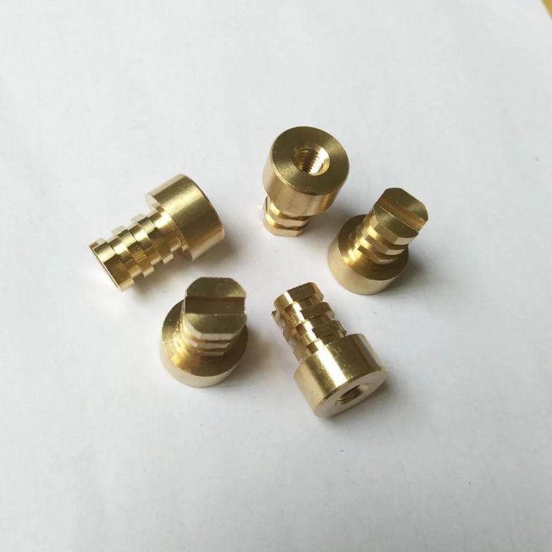 Custom Made CNC Turning Brass Copper Aluminum Steel Nut, Car Battery Round Nut, Internal Thread Nut, Hex Nut, Knurling Nut, Brass Parts