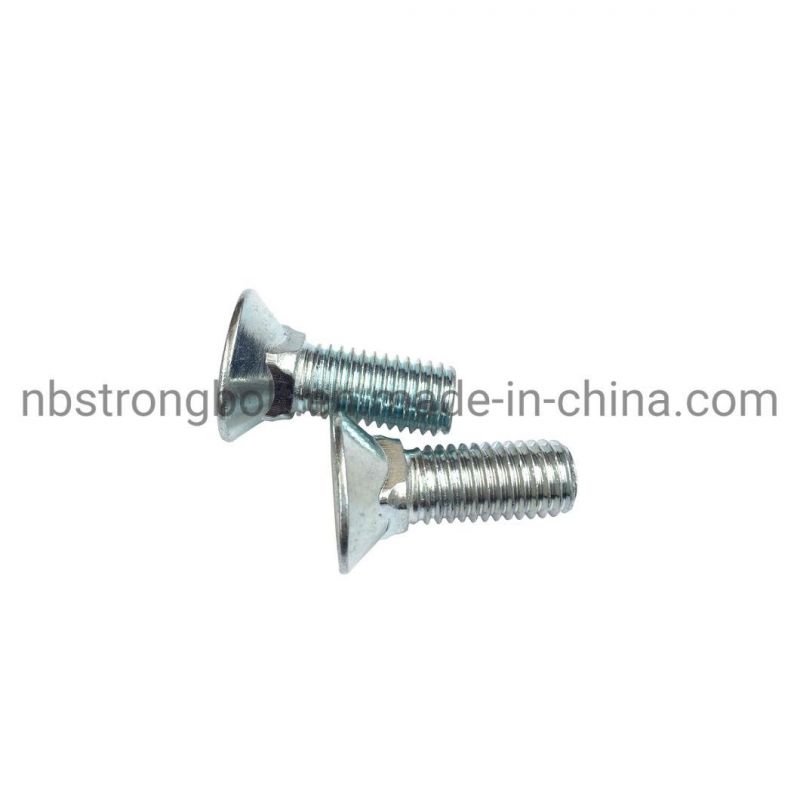 Flat Countersunk Square Neck Bolt High Quality DIN608