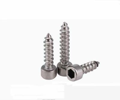 Stainless Steel 304 Hexagon Hex Socket Screw Self Tapping Screw