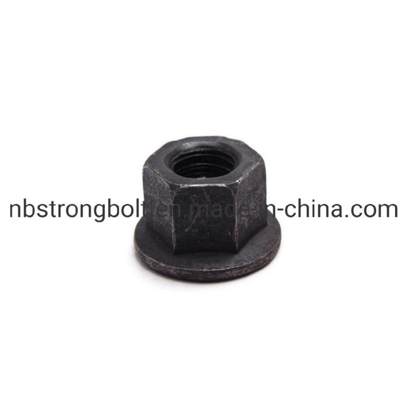 DIN6331 Black Hex Flange Nut