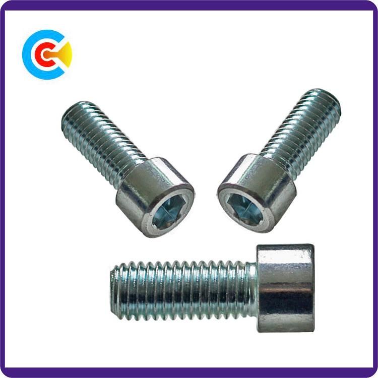 DIN/ANSI/BS/JIS Carbon-Steel/Stainless-Steel 4.8/8.8/10.9 Galvanized Inner Hexgon Screw for Building