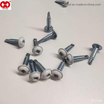 Factory Supply Factory Supplier Competitive Price Steel Galvanized MD# 8*3/4&prime; &prime; -Plastic Head Round Head Square Hole Screw.