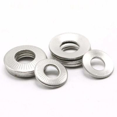 Stainless Steel Serrated Tooth Knurling Conical Spring Washers