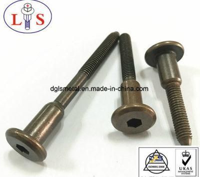 High Quality 1/4 Flat Head Hexagonal Socket Step Bolts