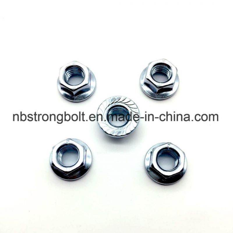 DIN6331 Flange Nut Yellow Zinc