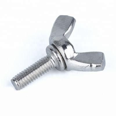DIN316 Butterfly Bolt Stainless Steel Wing Bolt, Butterfly Screw Bolt and Nut