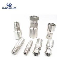 Jic/NPT/Bsp/Metric One Piece Hose Fittings for Hydraulic