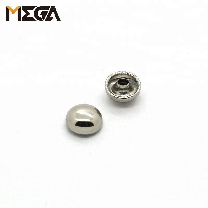 Metal Round Head Push Rivet for Bags