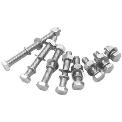 Aluminum Hot DIP Galvanized Hex Flange Bolts and Flange Nuts
