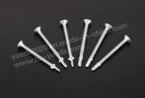 Flat Head Self Drilling Screw with Wings Cutting