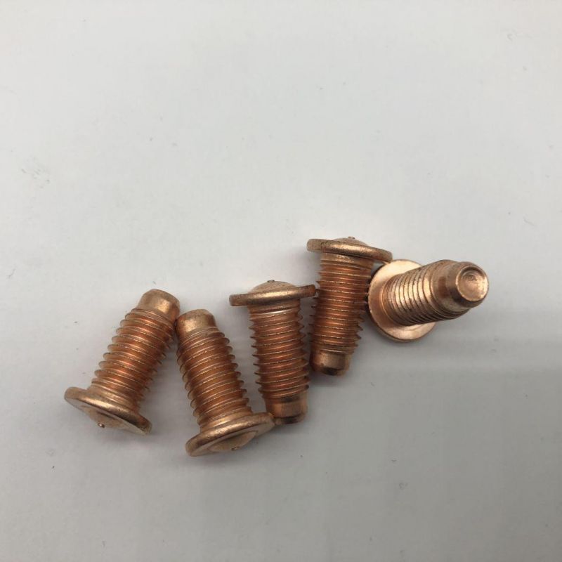 Round Head Weld Screw Copper Plating Weld Stud