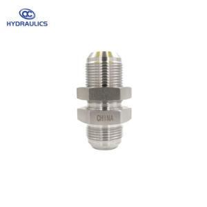 Stainless Steel Hydraulic Hexagon Fitting Male Jic Thread Bulkhead