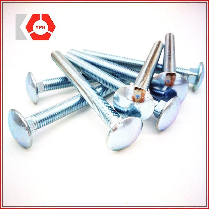 Round Head Carbon Steel Zinc Plated Carriage Bolt DIN603