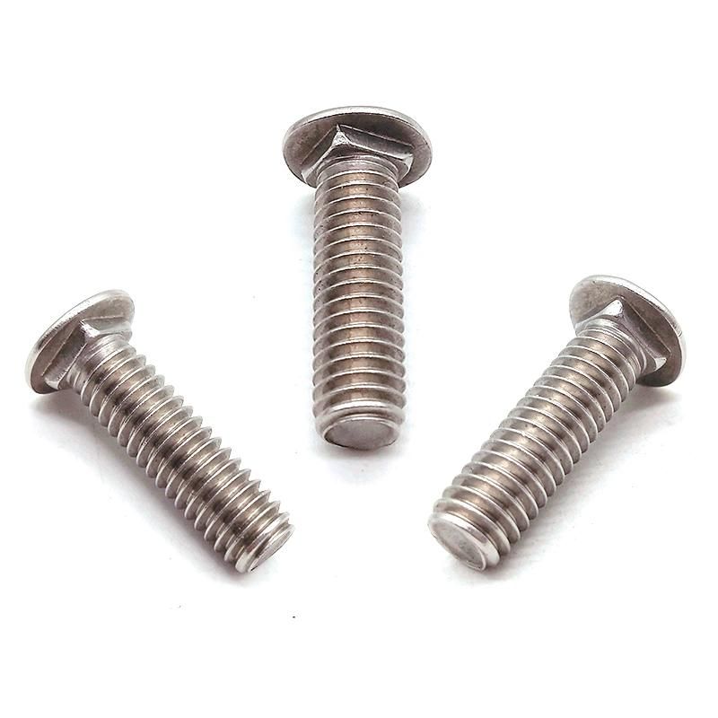Stainless Steel 317 321 Square Short Neck Carriage Bolt