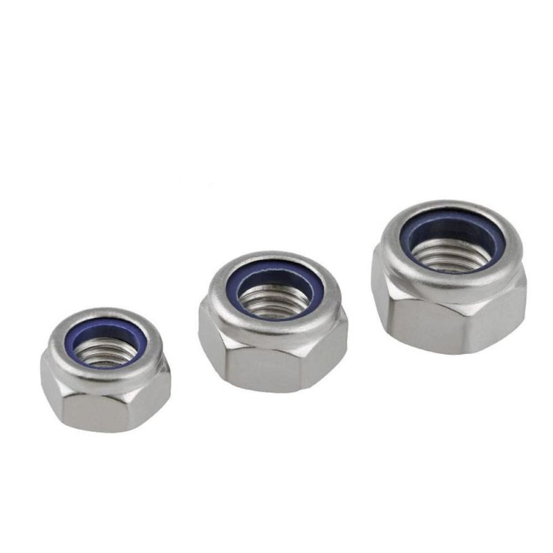 Hot Sale Factory Price High Quality 304 Stainless Steel DIN985 Nylon Lock Nut