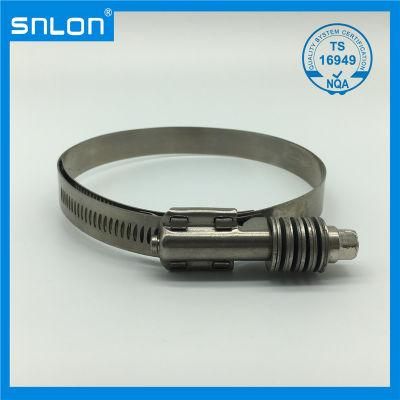 High Torque Worm Drive Wing Nut Spring Hose Clamp