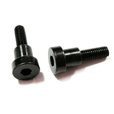 Black Zinc Plated Cylindrical Cap Head Hexagon Socket Allen Shoulder Screws