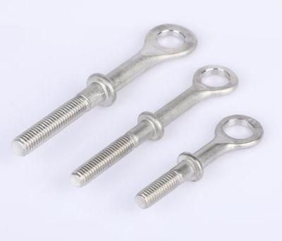 18-8 Stainless Steel M6 M8 High Precision Long Shank Eye Bolt with Shoulder Body