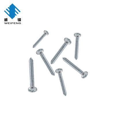 Bulk Packing Zinc Plated Pan Slotted &amp; Phillips Self Tapping Screw
