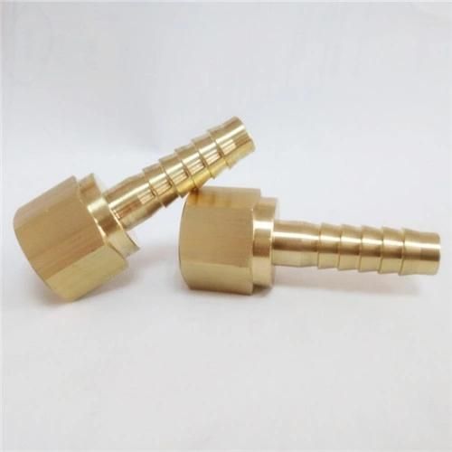 Precision Machining Parts Brass Female Connection Nipple