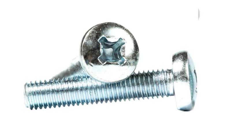 Claer Yellow Zinc Steel Cross Recess Pan Head DIN 7985 Self Tapping Mechanical/Machine Screws