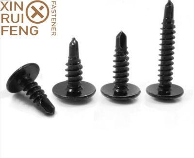 Black Phosphate Wafer Head Self Drilling Screw From China Manufacturer 1022A