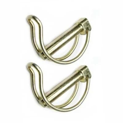 Yellow Zinc Plated Shaft Lock Pipe Tractor Lynch Linch Pin