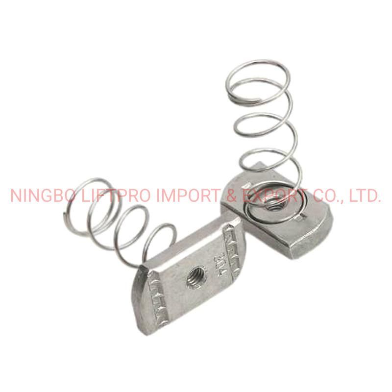 M10 Spring Nut Channel C M3 M4 M5 M6 Steel Spring Slid Nut