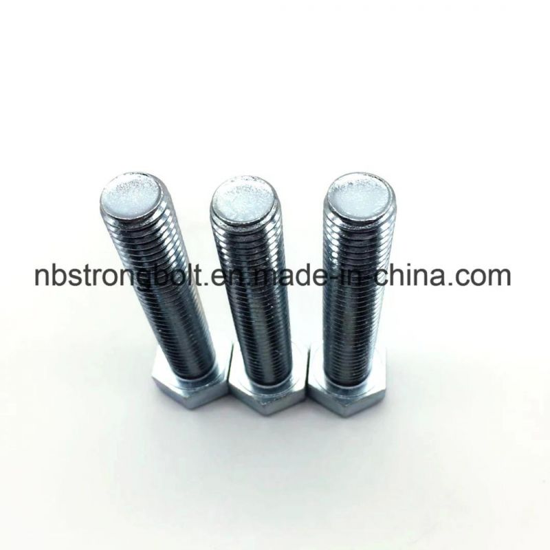 DIN933 Screw Hex Bolt Cl. 8.8 with Zinc Plated Cr3+ M6X70