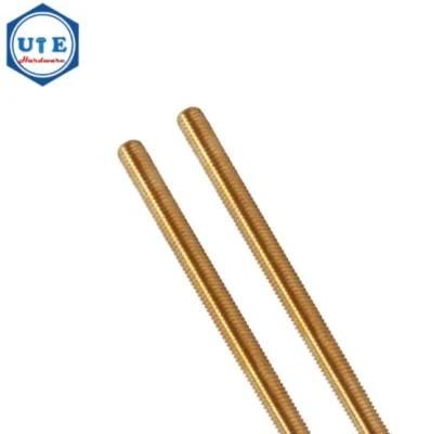 Manufacturers Wholesale H59 Full Thread Screw Rod M4X3 Brass Threaded Rod