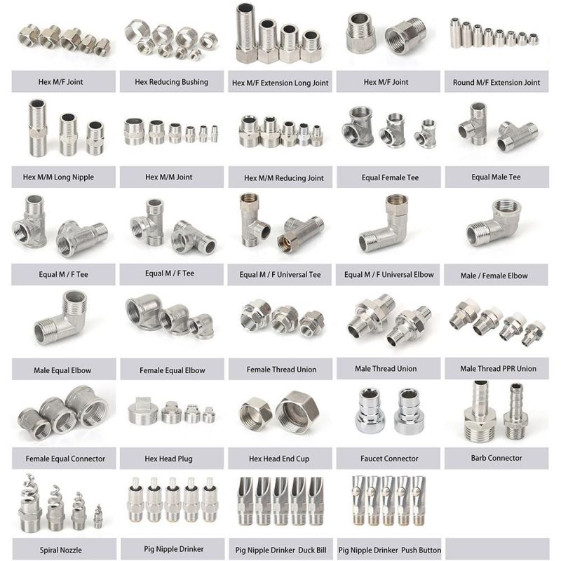 Brass Stainless Steel Pneumatic Air Brake Pipe Hydraulic Quick Coupling Fitting