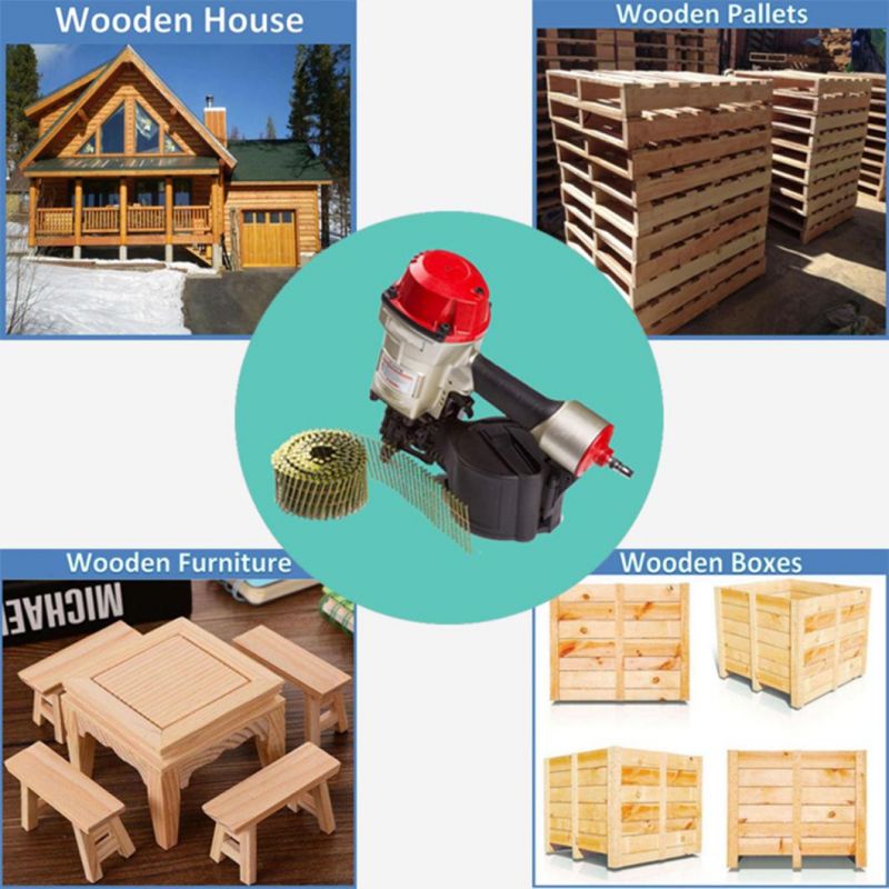 Carbon Steel Coil Nail with Screw Shank for Wood Pallets