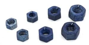 Carbon Steel Heavy Hex Grade 2h HDG Lubricated Hexagon Pin-Lock Nut