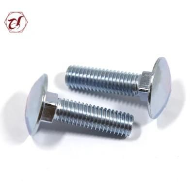 Carbon Steel DIN603 Mushroom Head Square Neck Bolt Zinc Plated Carriage Bolt