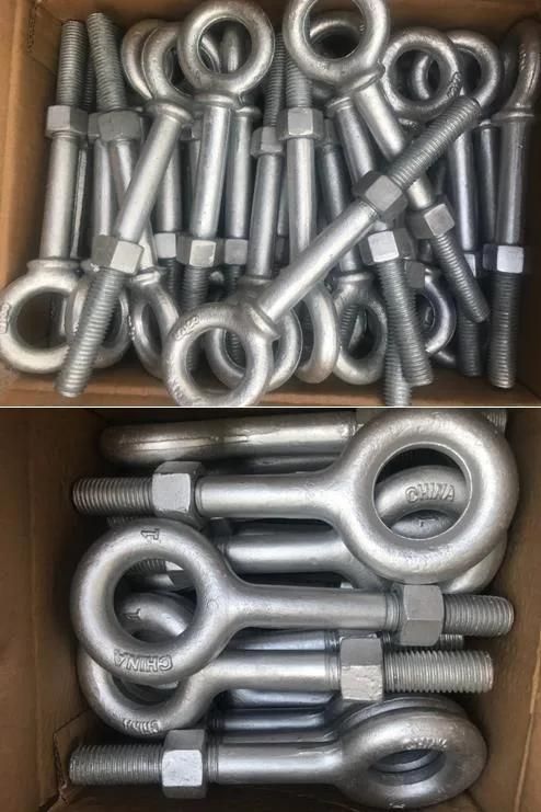 Elec. Galv. DIN580 DIN582 JIS1168 JIS1169 G277 G291 Eye Bolt Eye Nut