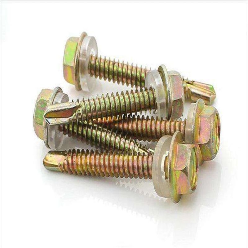 Drilling Screw Hexagon Flat Head Drilling Screw