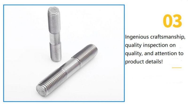DIN975 Stainless Steel Double End Studs Bolt Threaded Stud