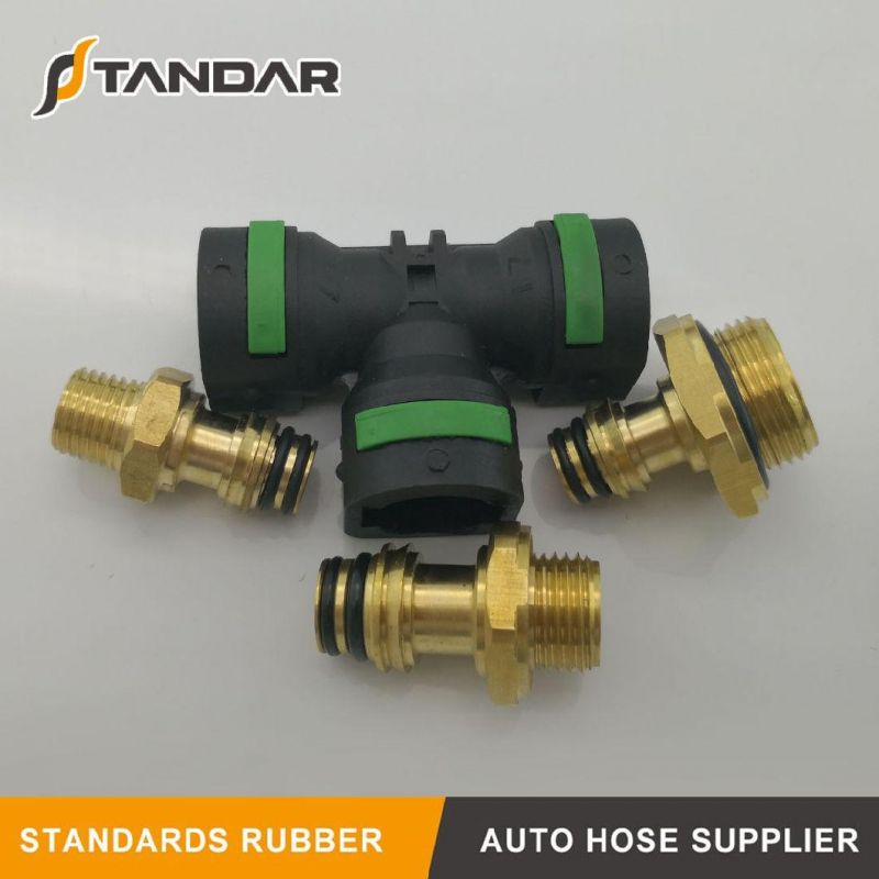 L Type Integral Push-in Air Brake Quick Connect Pneumatic Coupling Fittings