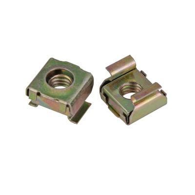 Rack Mounting Cage Nuts Square Lock Castle Nuts Mounting Rack Castle Cage Clip Weld Nut for Furniture