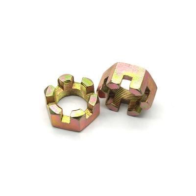 Large Stock Standard Hex Castle Nut and Customize Hex Slotted Nuts